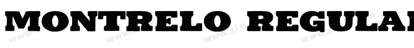 Montrelo Regular字体转换